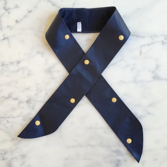 NWOT. The Limited Genuine Leather Belt with Gold Decorations & Lining. - Picture 2 of 4